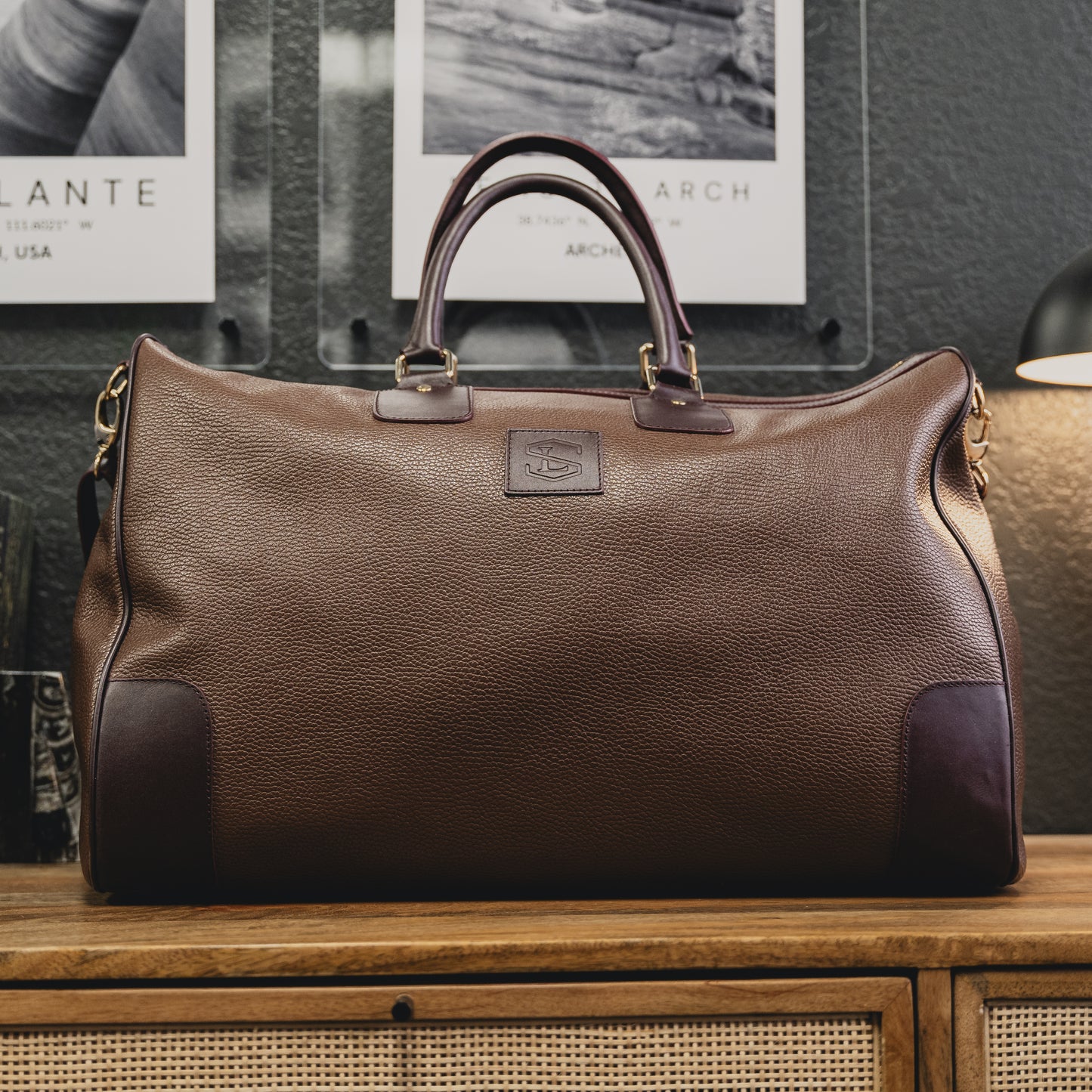 Saddle Leather Weekender